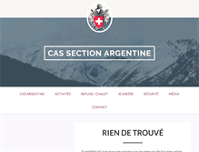 Tablet Screenshot of cas-bex.ch